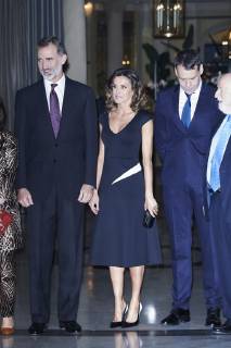October 22, 2018 - Madrid, Madrid, Spain - King Felipe VI of Spain, Queen Letizia of Spain attended the Francisco Cerecedo journalism awards to Ruben Amon at Palace Hotel on October 22, 2018 in Madrid, Spain Madrid Spain  - ZUMAg15_ 20181022_zaf_g15_018 Copyright: xJackxAbuinx