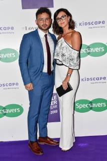 Ryan Thomas and Lucy Mecklenburgh attend the Specsavers Spectacle Wearer Of The Year at 8 Northumberland Avenue in London. OCTOBER 24th 2018 SLIx183865