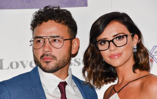 Ryan Thomas and Lucy Mecklenburgh attend the Specsavers Spectacle Wearer Of The Year at 8 Northumberland Avenue in London. OCTOBER 24th 2018 SLIx183865
