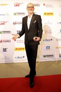 Peter Lohmeyer bei der 8. Verleihung des Günter Rohrbach Filmpreises 2018 in der Neuen Gebläsehalle Neunkirchen. Neunkirchen, 02.11.2018