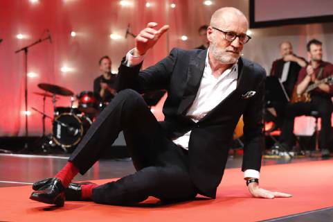 Peter Lohmeyer bei der 8. Verleihung des Günter Rohrbach Filmpreises 2018 in der Neuen Gebläsehalle Neunkirchen. Neunkirchen, 02.11.2018