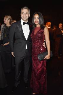 Sawsan Chebli mit Ehemann Nizar Maarouf bei der 25. Festlichen Operngala für die Deutsche Aids Stiftung in der Deutschen Oper. Berlin, 03.11.2018