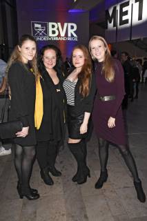 Stephanie Lexer, Katrin Filzen, Carina Tillack und Margit Mägdefrau bei der Verleihung des Deutschen Regiepreises Metropolis 2018 in der Hochschule für Fernsehen und Film. München, 04.11.2018