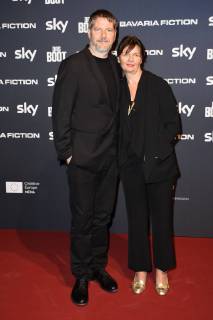 Andreas Prochaska mit Ehefrau Astrid bei der Weltpremiere der Sky TV-Serie Das Boot in den Bavaria Studios. Geiselgasteig, 06.11.2018