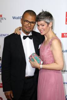 Cheryl Shepard und ihr Ehemann Nikolaus Okonkwo bei der Verleihung Goldene Bild der Frau am 7.11.2018 in Hamburg Goldene Bild der Frau Verleihung 2018 in Hamburg