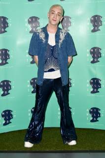English actor Jamie Campbell Bower attends The Diana Award Photocall at Alexandra Palace in London. NOVEMBER 12th 2018  SLIx184197