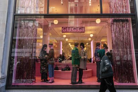 November 13, 2018 - London, London, UK - London, UK. General view of the Selfridges store in central London where a group of people used a car in a smash and grab robbery. London UK - ZUMAl94_ 20181113_zaf_l94_045 Copyright: xRobxPinneyx