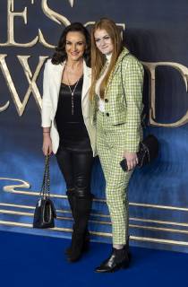 November 13, 2018 - London, United Kingdom - Shirley Ballas and Guest are seen attending the UK Premiere of the Fantastic Beasts: The Crimes Of Grindelwald at the Cineworld Leicester Square in London. London United Kingdom - ZUMAs197 20181113_zaa_s197_278 Copyright: xGaryxMitchellx
