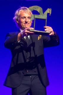 Spanish mountaineer and adventurer Jesus Calleja receives the National Television Ondas Award to the best TV host during the 65th Ondas Awards, at the Gran Teatre del Liceu, in Barcelona, Catalonia, Spain, 14 November 2018. 65th Ondas Awards !ACHTUNG: NUR REDAKTIONELLE NUTZUNG!  Copyright: xQuiquexGarciax GRAF8702 20181114-636778302690881257