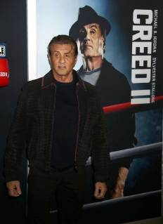 November 14, 2018 - New York City, New York, U.S. - Actor SYLVESTER STALLONE attends the World Premiere of Creed ll held at the AMC Lincoln Square Theater. New York City U.S. - ZUMAk03_ 20181114_zaf_k03_168 Copyright: xNancyxKaszermanx
