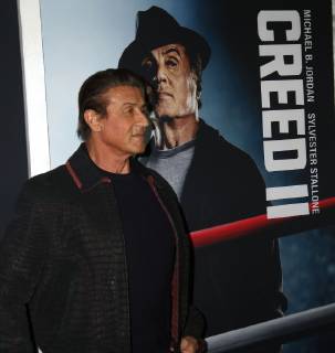 November 14, 2018 - New York City, New York, U.S. - Actor SYLVESTER STALLONE attends the World Premiere of Creed ll held at the AMC Lincoln Square Theater. New York City U.S. - ZUMAk03_ 20181114_zaf_k03_170 Copyright: xNancyxKaszermanx