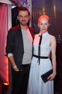 Alexander Moitzi, Susanne Wuest beim BUNTE New Faces Award Style im Spindler & Klatt in Berlin
