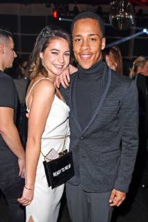 Lisa-Marie Koroll, Jerry Hoffmann beim BUNTE New Faces Award Style im Spindler & Klatt in Berlin