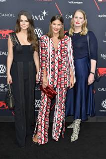 Ruby O. Fee, Nina Schwichtenberg und Lilly Ingenhoven bei der Verleihung der Bunte New Faces Award Style 2018 im Spindler & Klatt. Berlin, 15.11.2018
