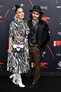 Miyabi Kawai und Manuel Cortez bei der Verleihung der Bunte New Faces Award Style 2018 im Spindler & Klatt. Berlin, 15.11.2018