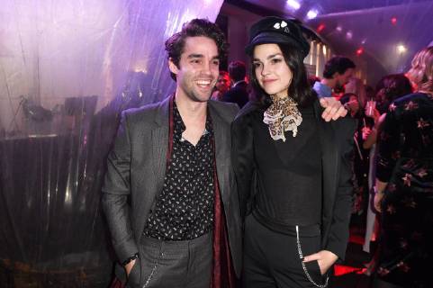 Maximilian Befort mit Sxchwester Luise Befort bei der Verleihung der Bunte New Faces Award Style 2018 im Spindler & Klatt. Berlin, 15.11.2018