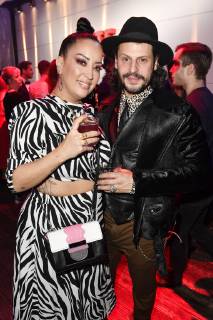 Miyabi Kawai und Manuel Cortez bei der Verleihung der Bunte New Faces Award Style 2018 im Spindler & Klatt. Berlin, 15.11.2018