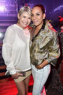 Barbara Klein und Barbara Becker bei der Verleihung der Bunte New Faces Award Style 2018 im Spindler & Klatt. Berlin, 15.11.2018