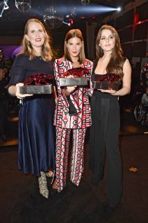 Lilly Ingenhoven, Nina Schwichtenberg und Ruby O. Fee bei der Verleihung der Bunte New Faces Award Style 2018 im Spindler & Klatt. Berlin, 15.11.2018
