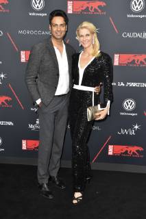 Natascha Grün mit Freund Param Multani bei der Verleihung der Bunte New Faces Award Style 2018 im Spindler & Klatt. Berlin, 15.11.2018