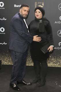 Kida Khodr Ramadan mit Ehefrau Meryem Ramadan bei der 70. Bambi-Verleihung 2018 im Stage Theater am Potsdamer Platz. Berlin, 16.11.2018