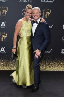 Guido Cantz mit Ehefrau Kerstin Ricker BAMBI 2018 - Roter Teppich im Theater am Potsdamer Platz in Berlin am 16.11.2018