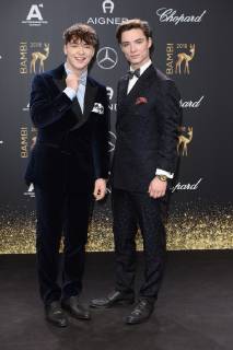 Die Lochis (Roman Lochmann, Heiko Lochmann) BAMBI 2018 - Roter Teppich im Theater am Potsdamer Platz in Berlin am 16.11.2018