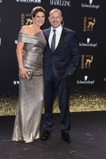 Heino Ferch mit Ehefrau Marie-Jeanette Ferch BAMBI 2018 - Roter Teppich im Theater am Potsdamer Platz in Berlin am 16.11.2018