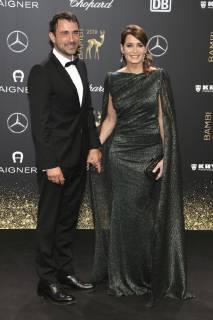 Anja Kling mit Freund Oliver Haas bei der 70. Bambi-Verleihung 2018 im Stage Theater am Potsdamer Platz. Berlin, 16.11.2018
