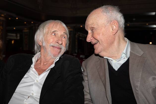 Paris, France, November 19, 2018 - Inauguration of Pierre Richard s wax double at the Musee Grevin. With Michel Bouquet.  Copyright: xAlexisxSciardx