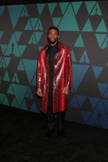 November 18, 2018 - Los Angeles, CA, USA - LOS ANGELES - NOV 18: Chadwick Boseman at the 10th Annual Governors Awards at the Ray Dolby Ballroom on November 18, 2018 in Los Angeles, CA Los Angeles USA - ZUMAb170 20181118_zap_b170_361 Copyright: xKayxBlakex