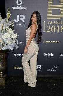 Ivana Santacruz, PLACE TO B Awards. Zum dritten Mal werden die PLACE TO B Awards an Social-Media-Stars und Content Creators verliehen in Berlin am 24.11.2018