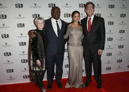 SAN FRANCISCO, CA - DEC 03: (L-R) Nancy Livingston, Steve McQueen, Michelle Rodriguez and Fred Levin attend the 2018 SFFilm Awards Night at The Palace of Fine Arts Exhibition Center on December, 3, 2018 in San Francisco, California. Photo: Christopher Victorio imageSPACE MediaPunch Copyright: ximageSPACEx