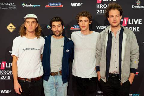 Bochum, Germany 06.12.2018, 1Live Krone 2018, AnnenMayKantereit auf dem Roten Teppich der 1Live Krone ( DeFodi001