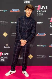 Bochum, Germany 06.12.2018, 1Live Krone 2018, Lukas Rieger auf dem Roten Teppich der 1Live Krone ( DeFodi001