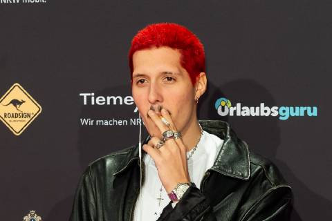 Bochum, Germany 06.12.2018, 1Live Krone 2018, Renato Simunovic (RIN) auf dem Roten Teppich der 1Live Krone ( DeFodi001