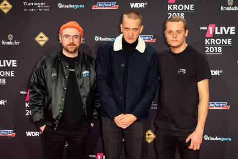 Bochum, Germany 06.12.2018, 1Live Krone 2018, Kraftklub auf dem Roten Teppich der 1Live Krone ( DeFodi001
