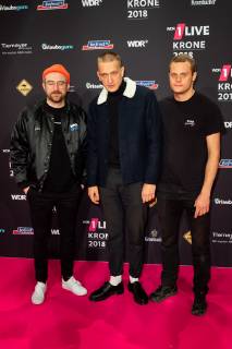 Bochum, Germany 06.12.2018, 1Live Krone 2018, Kraftklub auf dem Roten Teppich der 1Live Krone ( DeFodi001