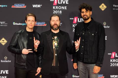 Bochum, Germany 06.12.2018, 1Live Krone 2018, Rea Garvey auf dem Roten Teppich der 1Live Krone ( DeFodi001