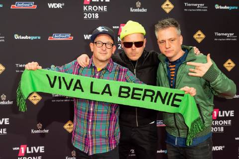 Bochum, Germany 06.12.2018, 1Live Krone 2018, Fettes Brot auf dem Roten Teppich der 1Live Krone ( DeFodi001