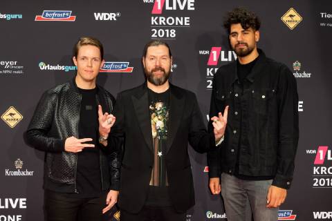 Bochum, Germany 06.12.2018, 1Live Krone 2018, Rea Garvey auf dem Roten Teppich der 1Live Krone ( DeFodi001