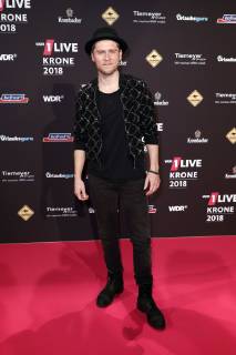 Johannes Oerding bei der 19. Verleihung der 1Live Krone 2018 in der Jahrhunderthalle. Bochum, 06.12.2018