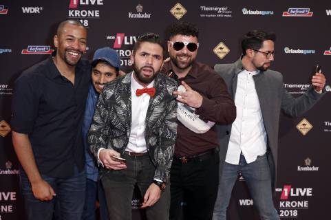RebellComedy bei der 19. Verleihung der 1Live Krone 2018 in der Jahrhunderthalle. Bochum, 06.12.2018