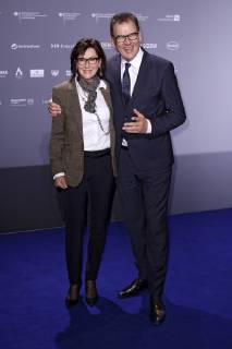Gerd Müller mit Ehefrau Gertie Müller-Hoorens bei der Verleihung des 11. Deutschen Nachhaltigkeitspreises 2018 im Maritim Hotel. Düsseldorf, 07.12.2018