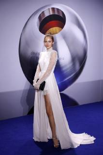 Elena Carriere bei der Verleihung des 11. Deutschen Nachhaltigkeitspreises 2018 im Maritim Hotel. Düsseldorf, 07.12.2018