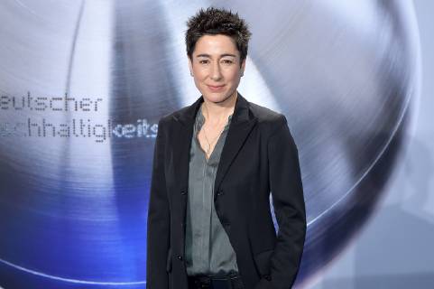 Deutscher Nachhaltigkeitspreis 2018 am 07.12.2018 im Maritim Hotel in Düsseldorf Dunja Hayali ( Journalistin und Moderatorin )