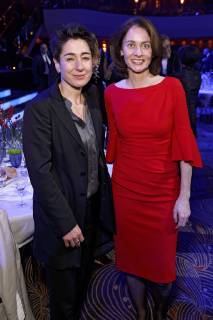 Dunja Hayali und Katarina Barley bei der Verleihung des 11. Deutschen Nachhaltigkeitspreises 2018 im Maritim Hotel. Düsseldorf, 07.12.2018