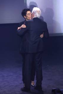 Dunja Hayali und Richard Gere bei der Verleihung des 11. Deutschen Nachhaltigkeitspreises 2018 im Maritim Hotel. Düsseldorf, 07.12.2018