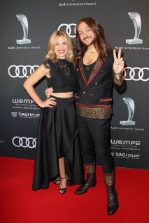 Susan Sideropoulos und Riccardo Simonetti, Audi Generation Award 2018 im Hotel Bayerischer Hof in Muenchen am 11.12.2018