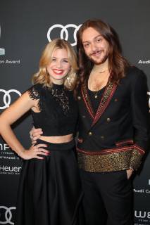 Susan Sideropoulos und Riccardo Simonetti, Audi Generation Award 2018 im Hotel Bayerischer Hof in Muenchen am 11.12.2018